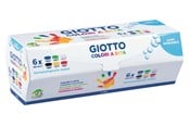 Kunst & Handwerk Ausstattung - Giotto Dita Finger Paint 6x100 ml - 12-534100