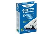 Utensilien zum Schreiben und Zeichnen - Giotto Robercolor Chalks White Box 10-pack - 12-538700