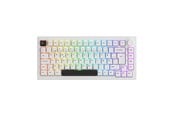 Tastaturen - Akkogear 5075B Plus-S - Black&White - Akko V3 Lavender Purple Pro - Gaming Tastaturen - ohne Numpad - Universal - Weiss - 6925758633338