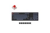 Tastaturen - Keychron K10 Pro QMK/VIA Wireless RGB Hot Swap K Pro Red - Gaming Tastaturen - Nordisch - Schwarz - K10P-H1P-BO