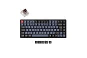 Tastaturen - Keychron K2 Pro QMK/VIA Wireless RGB Hot Swap K Pro Brown - Gaming Tastaturen - ohne Numpad - Nordisch - Schwarz - K2P-J3P-BO