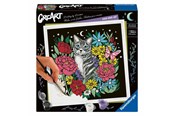 Kreativ-Spiele - Ravensburger CreArt Pixie Cold Paint by Number - Cat - 25855 0