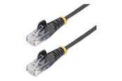 Netzwerk - Kabel - StarTech.com patch cable - black - Schwarz - 0.25m - N6PAT25CMBKS