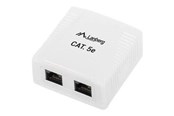 Netzwerk - Kabel - Lanberg network coupler - white - Weiß - OU5-0002-W