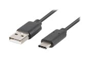 USB Kabel - Lanberg - USB-C cable - USB to USB-C - 1 m - CA-USBO-20CU-0010-BK