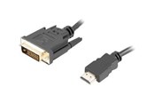 Display Kabel - Lanberg adapter cable - HDMI / DVI - 3 m - CA-HDDV-20CU-0030-BK