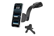Handys - Adapter und Ladegeräte - Belkin BoostCharge car wireless charging holder - magnetic with air vent and dash mount + car power adapter - 15 Watt - WIC012HQBK