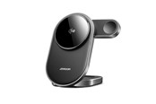 Handys - Adapter und Ladegeräte - Joyroom JR-W17 Qi 3-in-1 Wireless Inductive Charger - Black - JR-W17