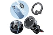 Handys - Anderes Zubehör - Joyroom kit multifunctional magnetic car holder ring phone support black (JR-ZS294) - JR-ZS294 vent