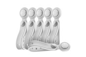 Handys - Anderes Zubehör - Joyroom R-ZS422 Cable Organizer Silicone Headband with Magnet Set of 6 - White - JR-ZS422_W