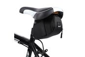 Fahrrad-Zubehör - Wozinsky small bicycle saddle bag 0.6 l black (WBB8BK black) - 5907769300394