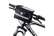 Fahrrad-Zubehör - Wozinsky Bike Handlebar Bag with Phone Case 2L Black (WBB12BK) - 5907769300516