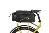 Fahrrad-Zubehör - Wozinsky Bike Pannier Rack Bag with Shoulder Strap 9L (Rain Cover Included) Black (WBB22BK) - 5907769300646