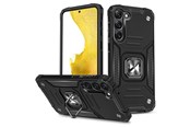 Handys - Cover & Cases - Wozinsky Ring Armor case for Samsung Galaxy S23 armored cover magnetic holder ring black - 9145576274064