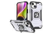 Handys - Cover & Cases - Wozinsky Ring Armor iPhone 15 Plus iPhone 15 Plus Ring Armor Case - Silver - 9145576280638