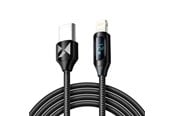USB Kabel - Wozinsky WUCLC2 Lightning - USB-C 36W 480Mb/s cable 2m with display - black - 5907769308482