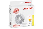 Papier, Fotopapier und Etiketten - METO Price labels 22x12 flour orange 12 rls/1000 - 30008319