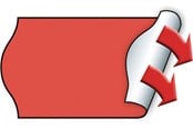 Papier, Fotopapier und Etiketten - METO Price labels 22x12 flour red 6 rls/1000 - 9506157