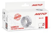 Papier, Fotopapier und Etiketten - METO Price labels 26x12 white 6 rls/1000 - 9506163