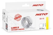 Papier, Fotopapier und Etiketten - METO Price labels 22x12 white deep freeze 6 rls/1000 - 9517182