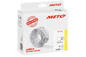 Papier, Fotopapier und Etiketten - METO Price labels 22x12 white 12 rls/1000 - 30007327