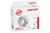 Papier, Fotopapier und Etiketten - METO Price labels 26x12 white 12 rls/1000 - 30007348