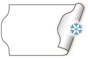 Papier, Fotopapier und Etiketten - METO Price labels 32x19 white deep freeze 5 rls/1000 - 30007367