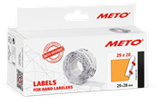 Papier, Fotopapier und Etiketten - METO Price labels 29x28 flour orange 5 rls/1000 - 30007370