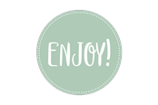 Papier, Fotopapier und Etiketten - METO Sealing closure label Ø50mm Enjoy! - 30011963