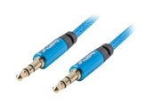 Audio Kabel - Lanberg Premium audio cable - 3 m - CA-MJMJ-10CU-0030-BL