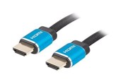 Display Kabel - Lanberg HDMI cable with Ethernet - 1 m - CA-HDMI-P20CU-0010-BK
