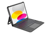Tastaturen - Belkin Connect - keyboard and folio case (protective case) - with trackpad Input Device - Tastatur & Folio-Set - Schwarz - BBZ001DE-V3