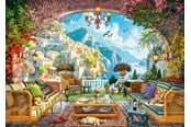 Puzzle - Ravensburger Mediterranean Terrace View (1000) - 12001576