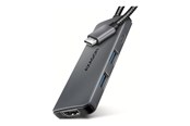 Dockingstationen - AXAGON HMC-5H8K - docking station - USB-C 3.2 Gen 1 - HDMI - HMC-5H8K