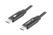 USB Kabel - Lanberg - USB-C cable - USB-C to USB-C - 1 m - CA-CMCM-40CU-0010-BK