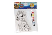 Kreativ-Spiele - Wins Holland Canvas Painting PAW Patrol - Marshall - incl. Brush and 6 colors of paint - PB500