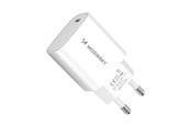 Handys - Adapter und Ladegeräte - Wozinsky WGWCCW 20W USB-C wall charger - white - 5907769308352