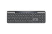 Tastaturen - Logitech K980 Signature Slim Solar+ for Business - Tastatur - Full-Size - Schweiz - Grau - 920-013772