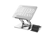 Tablets - Anderes Zubehör - Wozinsky WRS-CPY84SS 360 Aluminum Laptop and Tablet Stand + Smartphone Stand - Silver - 5907769364617