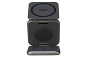 Handys - Adapter und Ladegeräte - Audi Big Logo foldable inductive charger 3in1 0 - Grey - 6955250226486