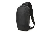Kamerataschen - Wozinsky Premium Single Shoulder Anti-Theft City Backpack with Organizer and USB - Black - 5907769372186