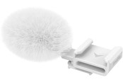 Foto & Video Zubehör - SmallRig Cold Shoe Adapter with Furry Windscreen (white) for Sony ZV series cameras - 4734