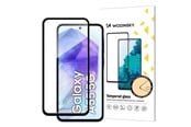 Handys - Schutzfolie - Wozinsky Super Durable Full Glue Tempered Glass Full Screen Protector with Frame Case Friendly for Samsung Galaxy A26 Black - 5907769369155
