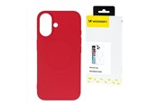 Handys - Cover & Cases - Wozinsky Silicone MagSafe Case for Samsung Galaxy S25 Ultra - Red - 5907769369438
