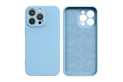 Handys - Cover & Cases - Hurtel Silicone Case iPhone 14 Plus Silicone Cover Light Blue - 9145576262320