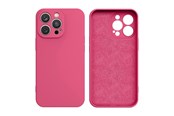 Handys - Cover & Cases - Hurtel Silicone Case iPhone 14 Plus Silicone Case Fuchsia - 9145576262351