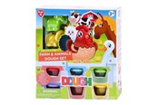 Kreativ-Spiele - Playgo Farm and Animals Clay Set - 6 Clay Pots - 8200