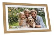 Digitale Bilderrahmen - DENVER FRAMEO PFF-1502LW - Light Wood - PFF-1502LW