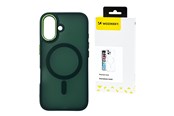 Handys - Cover & Cases - Wozinsky Fashion Case with MagSafe for Samsung Galaxy S24 FE - Green - 5907769371066