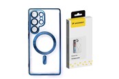 Handys - Cover & Cases - Wozinsky Electroplated Magsafe Case for Samsung Galaxy S24 FE - Blue - 5907769371370